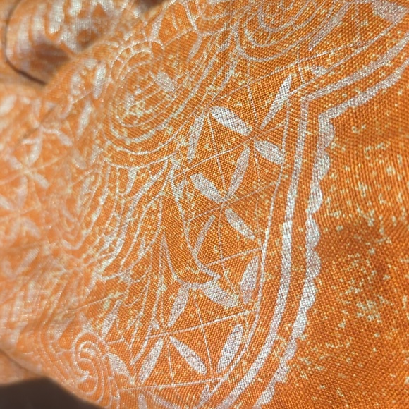 NWT Peruvian Connection shimmer 100% linen mandala dress - Picture 9 of 10